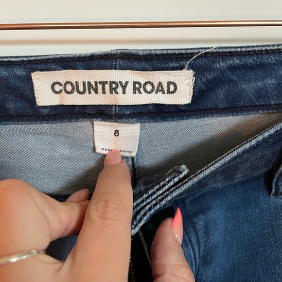 COUNTRY ROAD  BLUE SKINNY JEANS - Picture 3 of 5